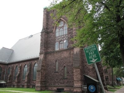 North Side Trinity Church Marker image. Click for full size.
