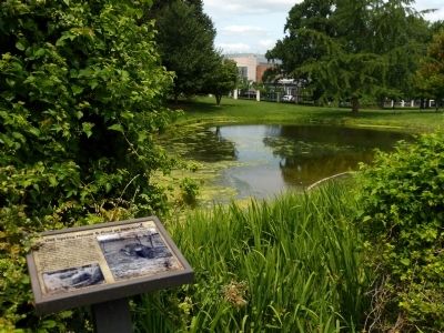 Old Spring House & Pool of Bethesda Marker. Click for full size. Old Spring House & Pool of Bethesda Marker image. Click for full size.