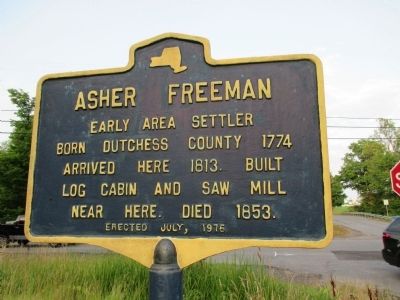 Asher Freeman Marker. Click for full size. Asher Freeman Marker image. Click for full size.