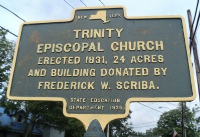 Trinity Episcopal Church Marker. Click for full size. Trinity Episcopal Church Marker image. Click for full size.