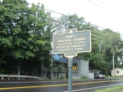 Trinity Episcopal Church Marker. Click for full size. Trinity Episcopal Church Marker image. Click for full size.
