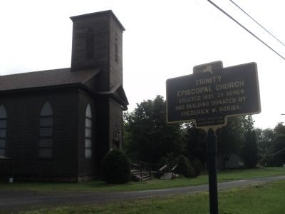 Trinity Episcopal Church Marker. Click for full size. Trinity Episcopal Church Marker image. Click for full size.
