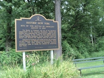 Site of The Battle of Oriskany Marker image. Click for full size.