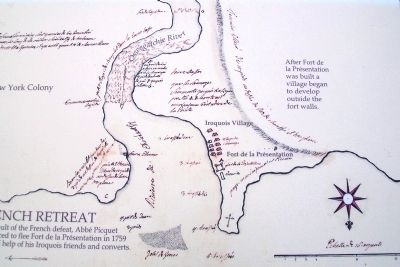 Map on Aka Se We':Ka Tsi (Oswegatchie) Marker. Click for full size. Map on Aka Se We':Ka Tsi (Oswegatchie) Marker image. Click for full size.