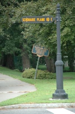 Old Plank Road Marker image. Click for full size.