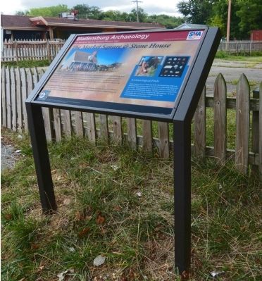 The Market Square & Stone House Marker. Click for full size. The Market Square & Stone House Marker image. Click for full size.