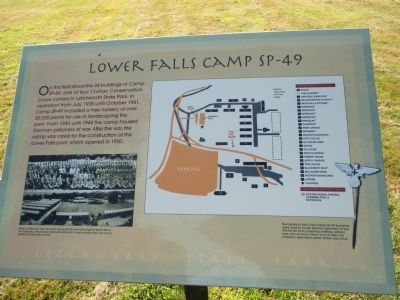 Lower Falls Camp SP-49 Marker image. Click for full size.