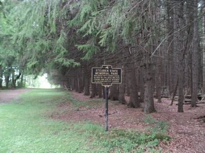 Steuben State Memorial Park Marker. Click for full size. Steuben State Memorial Park Marker image. Click for full size.