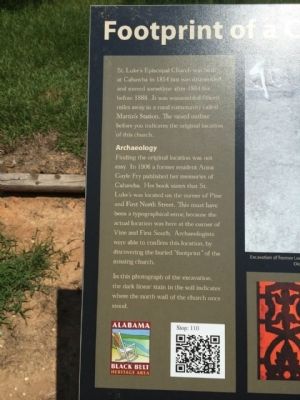 Footprint of a Church Marker Text. Click for full size. Footprint of a Church Marker Text image. Click for full size.