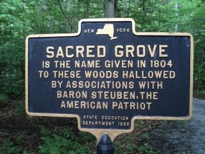 Sacred Grove Marker image. Click for full size.