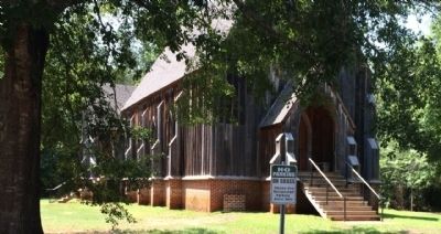 Relocated church side view. Click for full size. Relocated church side view image. Click for full size.