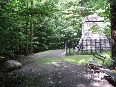 Steuben Marker and Grave Site. Click for full size. Steuben Marker and Grave Site image. Click for full size.