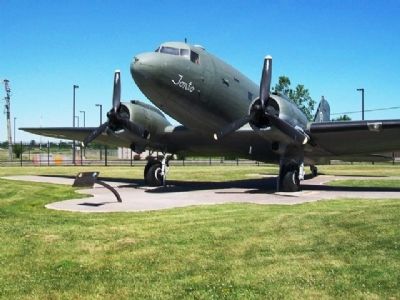 Douglas C-47 "Skytrain" and Marker. Click for full size. Douglas C-47 "Skytrain" and Marker image. Click for full size.