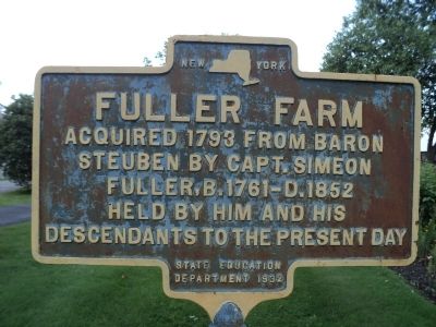 Fuller Farm Marker image. Click for full size.