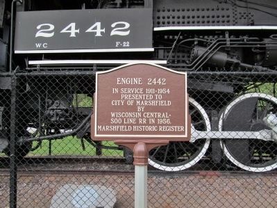 Engine 2442 Marker. Click for full size. Engine 2442 Marker image. Click for full size.