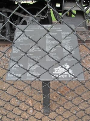 Contributors Plaque. Click for full size. Contributors Plaque image. Click for full size.