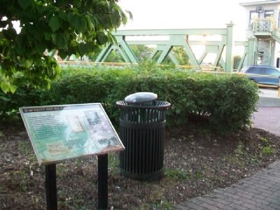 Brockport and the Canal Marker. Click for full size. Brockport and the Canal Marker image. Click for full size.