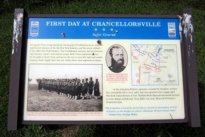 First Day at Chancellorsville Marker image. Click for full size.