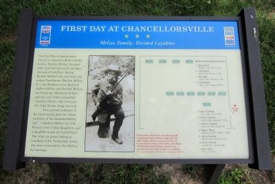 First Day at Chancellorsville Marker image. Click for full size.