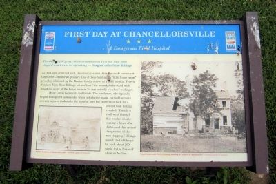 First Day at Chancellorsville Marker. Click for full size. First Day at Chancellorsville Marker image. Click for full size.