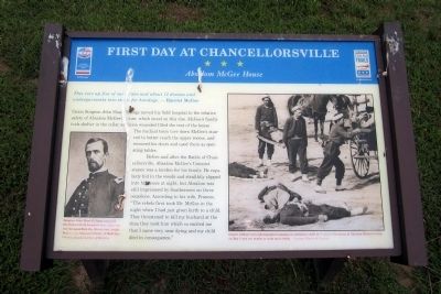 First Day at Chancellorsville Marker. Click for full size. First Day at Chancellorsville Marker image. Click for full size.