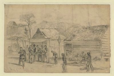 Field hospital (second corps) on the battlefield of Chancellorsville. Click for full size. Field hospital (second corps) on the battlefield of Chancellorsville image. Click for full size.