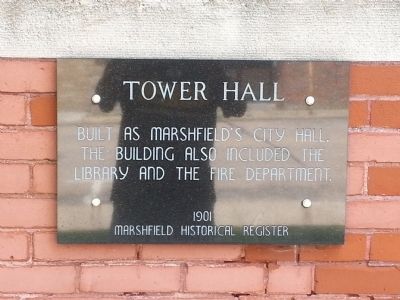 Tower Hall Marker image. Click for full size.