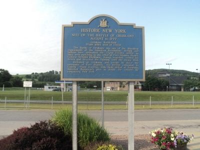 Site of The Battle of Oriskany Marker. Click for full size. Site of The Battle of Oriskany Marker image. Click for full size.