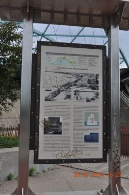 The Fox Point Hurricane Barrier/A Second Life for the Hurricane Barrier Marker. Click for full size. The Fox Point Hurricane Barrier/A Second Life for the Hurricane Barrier Marker image. Click for full size.