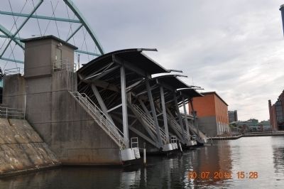 The Fox Point Hurricane Barrier. Click for full size. The Fox Point Hurricane Barrier image. Click for full size.