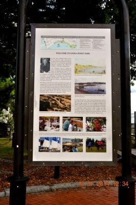 Welcome to India Point Park Marker. Click for full size. Welcome to India Point Park Marker image. Click for full size.