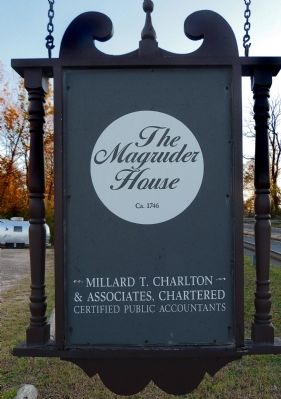 The Magruder House Ca. 1746 image. Click for full size.