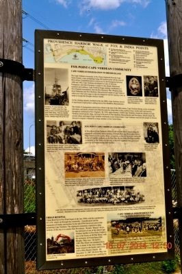 Fox Point Cape Verdean Community Marker. Click for full size. Fox Point Cape Verdean Community Marker image. Click for full size.
