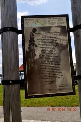Fox Point Cape Verdean Community Marker. Click for full size. Fox Point Cape Verdean Community Marker image. Click for full size.