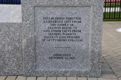 Gettysburg College Veterans Memorial image. Click for full size.