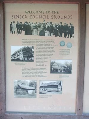 Welcome to the Seneca Council Grounds Marker image. Click for full size.