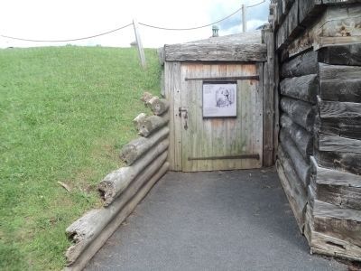 Marker Inside Fort Stanwix. Click for full size. Marker Inside Fort Stanwix image. Click for full size.