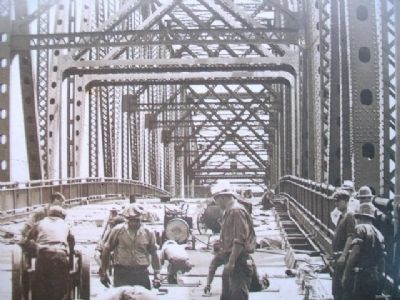 Photo on Bridging the Blue Waters Marker. Click for full size. Photo on Bridging the Blue Waters Marker image. Click for full size.