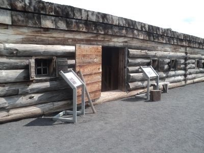 Markers in Fort Stanwix image. Click for full size.