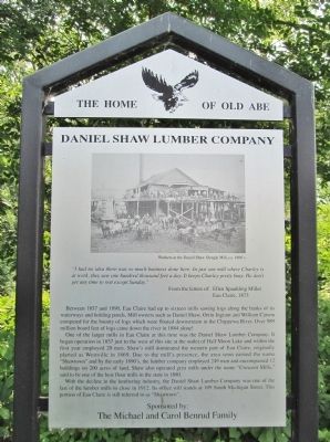 Daniel Shaw Lumber Company Marker image. Click for full size.