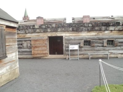 Marker in Fort Stanwix. Click for full size. Marker in Fort Stanwix image. Click for full size.