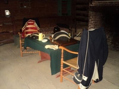Inside the Visiting Officers’ Lodging image. Click for full size.