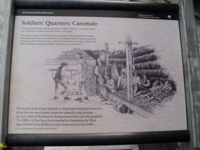 Soldiers Quarters: Casemate Marker image. Click for full size.