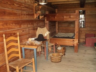 Inside the Family Quarters at Fort Stanwix image. Click for full size.