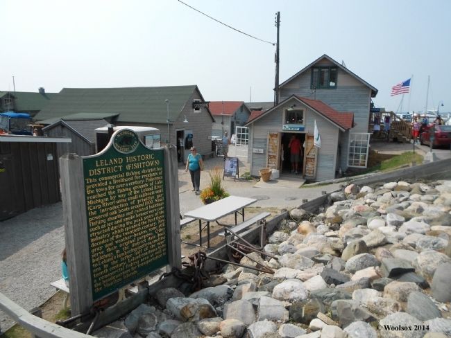 Leland Historical District (Fishtown) image. Click for full size.