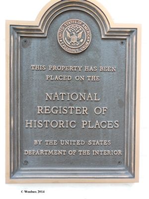 National Register of Historical Places Marker - Grand Traverse Lighthouse image. Click for full size.