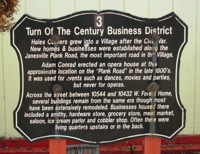 Turn of the Century Business District Marker image. Click for full size.