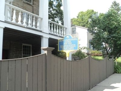 Welsh Congregational Church Marker. Click for full size. Welsh Congregational Church Marker image. Click for full size.
