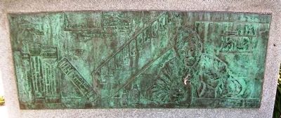 Thomas Alva Edison Monument Relief image. Click for full size.