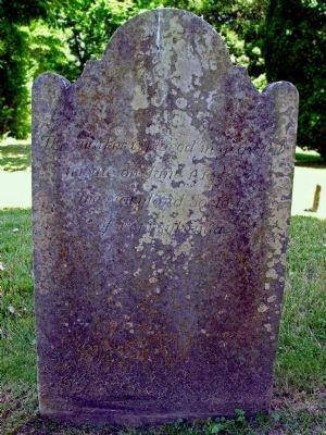 Anna Ella Carroll Headstone - Reverse image. Click for full size.